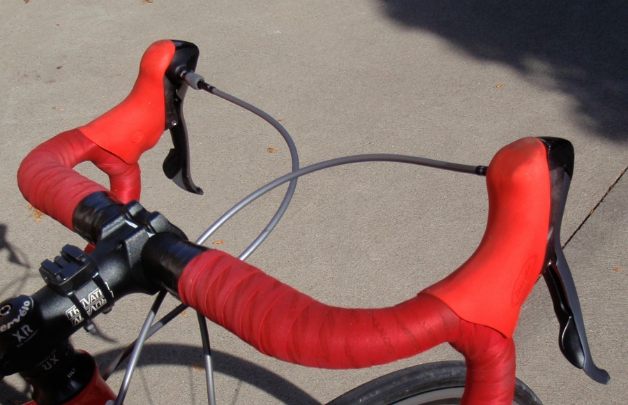 Road bike brake hoods