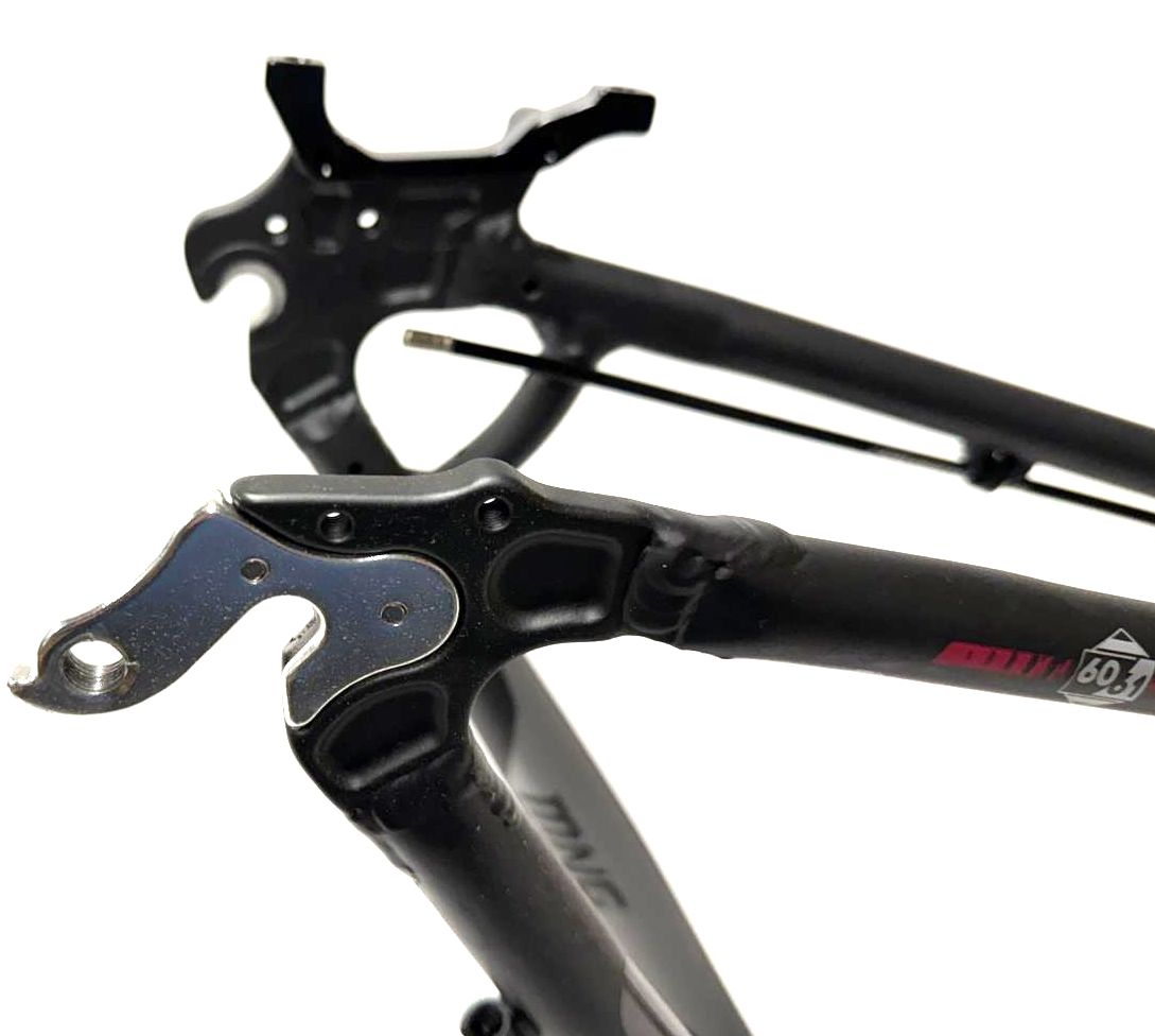 unsuitable bicycle frame